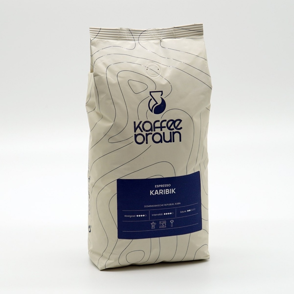 Kaffee Braun Espresso Karibik 1000g