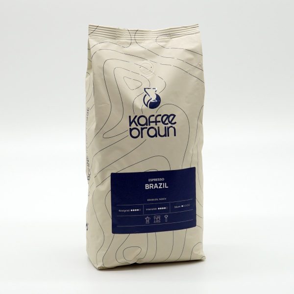 Kaffee Braun Brazil 1000g Bohnen 1