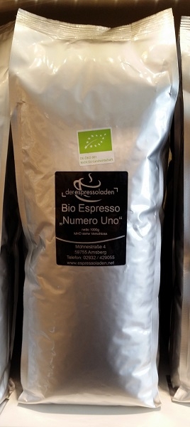 Espresso Numero Uno 1000g Bohnen 1