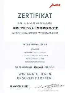 Jura Reparatur Haushaltsgeräte 2